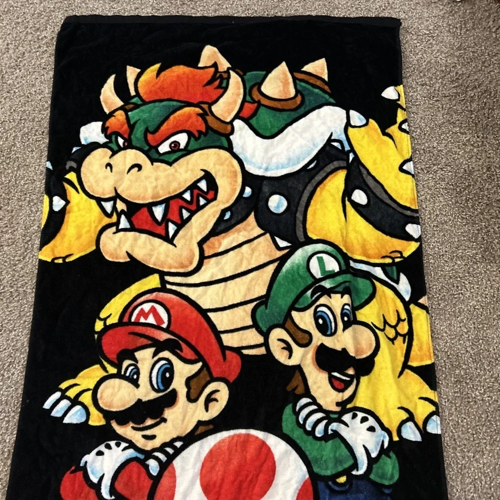 2012 Vintage Nintendo Super Mario‎ Bros Beach Towel 